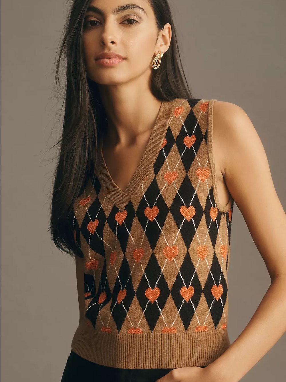 Nwot Maeve Jacquard Sweater Vest